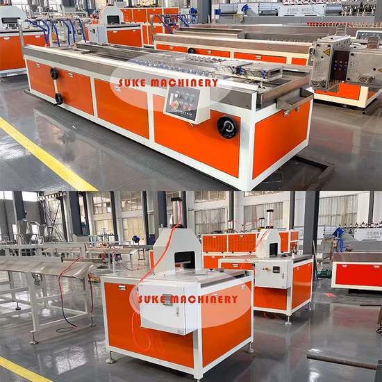 Machine de profil PE WPC, ligne de production d'extrusion de revêtements de sol composites WPC, extrudeuse de machine en plastique