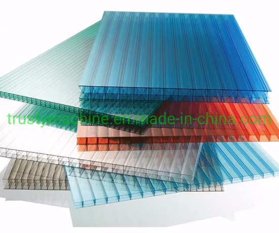 Ligne d'extrusion de plaques de grille à feuilles creuses PC PP PE